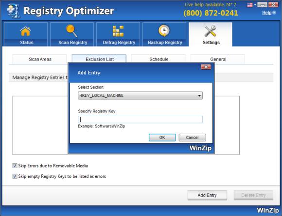 free winaso registry optimizer